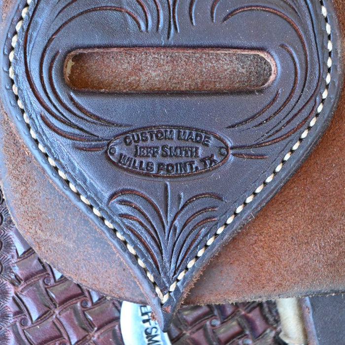 16" USED JEFF SMITH CUTTING SADDLE