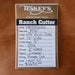 15.5" TESKEY'S PRO CUTTER RANCH CUTTER SADDLE Saddles - New Teskey's Saddlery