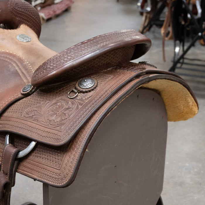 15.5" USED MARTIN RANCH CUTTER SADDLE