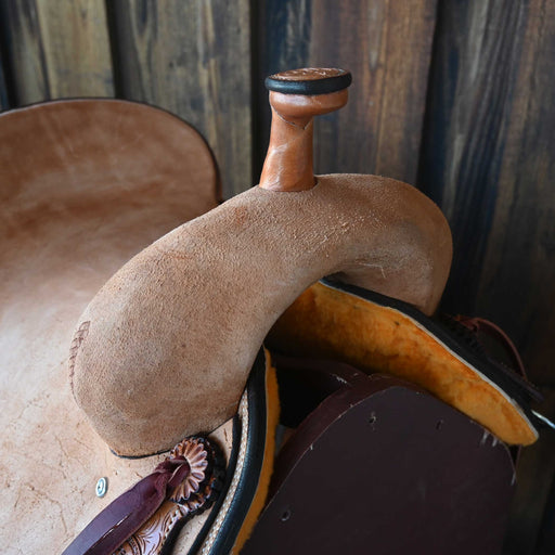 15.5" TESKEY'S PRO CUTTER RANCH CUTTER SADDLE Saddles - New Teskey's Saddlery