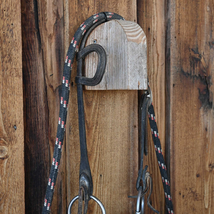 Maheu O-Ring Twisted Wire Snaffle Rig w/Single Ear Headstall