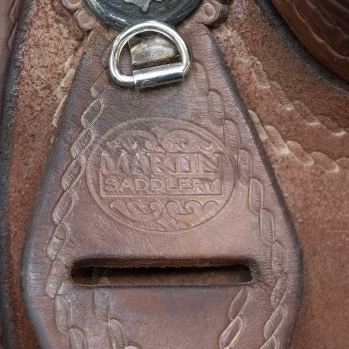 15.5" USED MARTIN RANCH CUTTER SADDLE