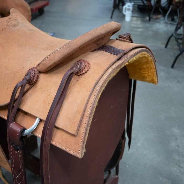 17" USED AUSTIN VALIMONT CUTTING SADDLE