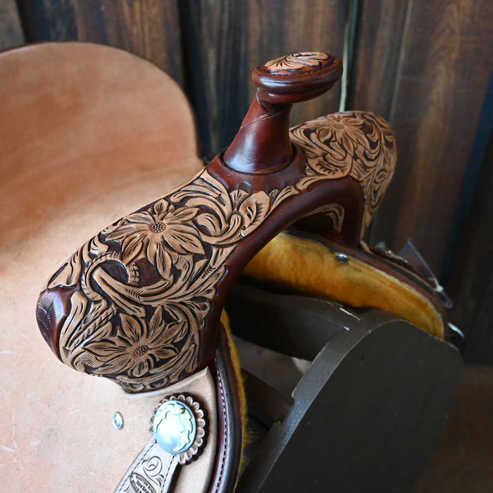 12.5" JEFF SMITH YOUTH BARREL SADDLE Saddles - New Jeff Smith