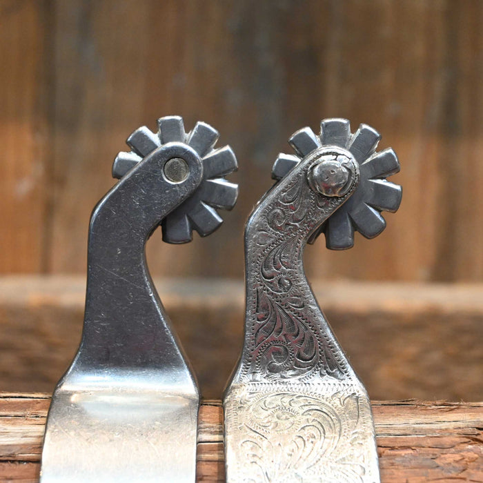 JT Silversmiths 10pt. Spurs Tack - Spurs JT Silversmiths