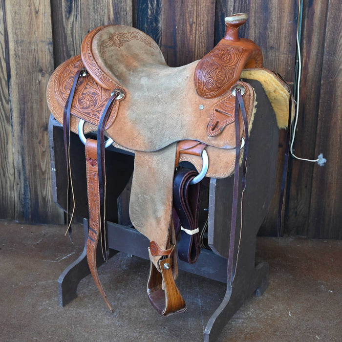 15" USED TESKEY'S RANCH SADDLE