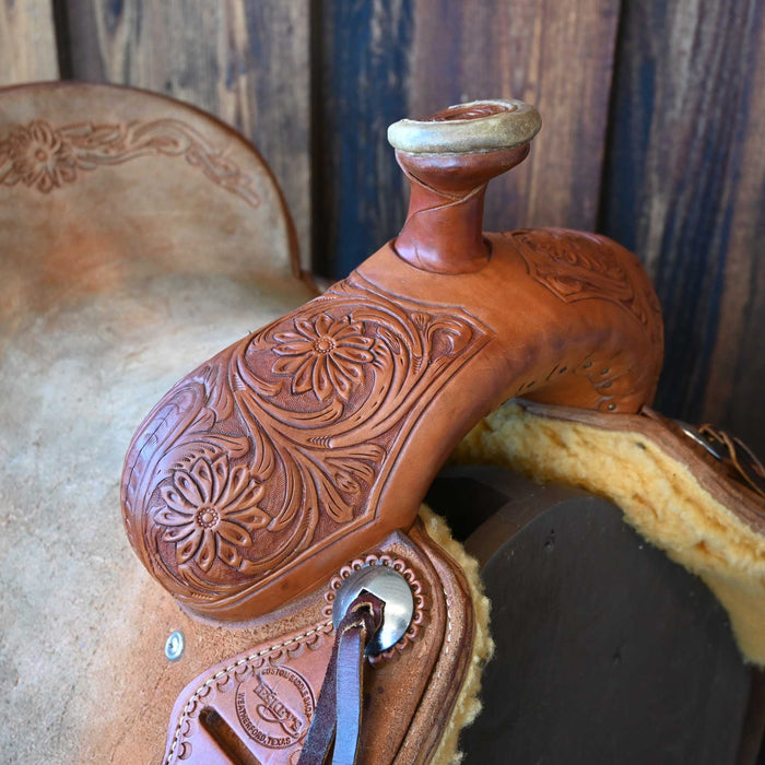 15" USED TESKEY'S RANCH SADDLE
