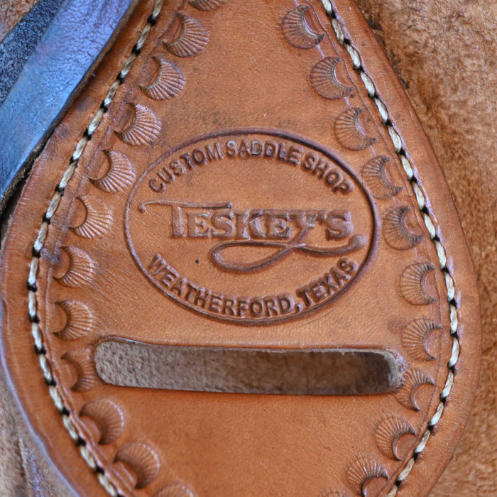 15" USED TESKEY'S RANCH SADDLE