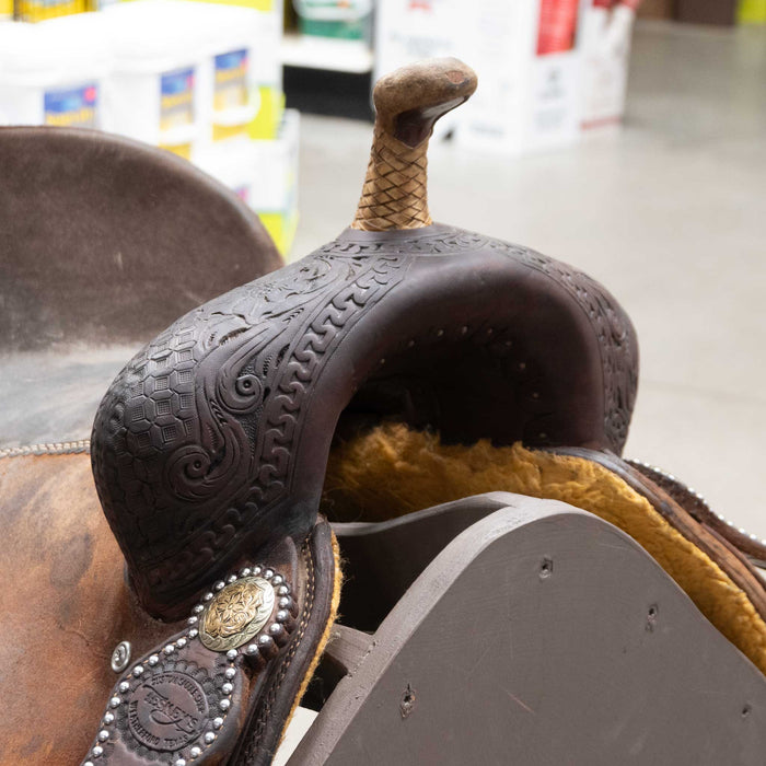 13.5" USED TESKEY'S BARREL SADDLE