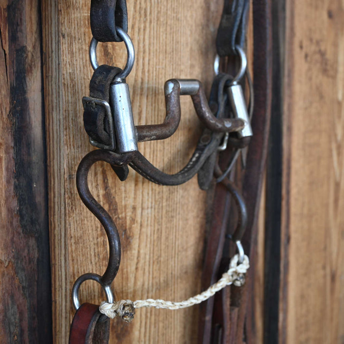 Tom Balding Hinge Port Bridle Rig w/Split Ear Headstall
