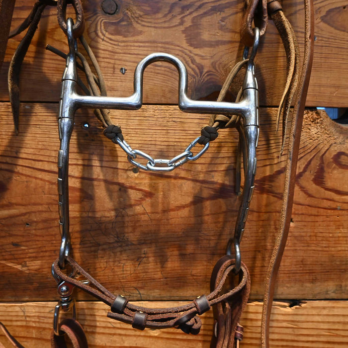 Josh Ownbey Solid Port Bridle Rig w/ Split Ear Headstall Tack - Rigs Josh Ownbey Cowboy Line