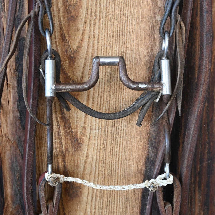 Tom Balding Hinge Port Bridle Rig w/Split Ear Headstall