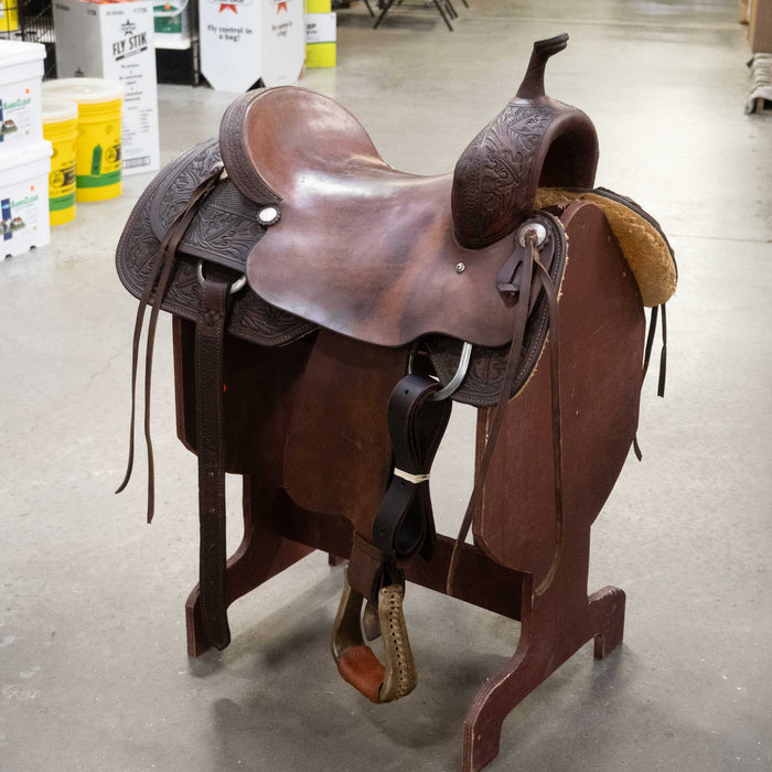 16.5" USED BRYAN JACKSON BARREL SADDLE