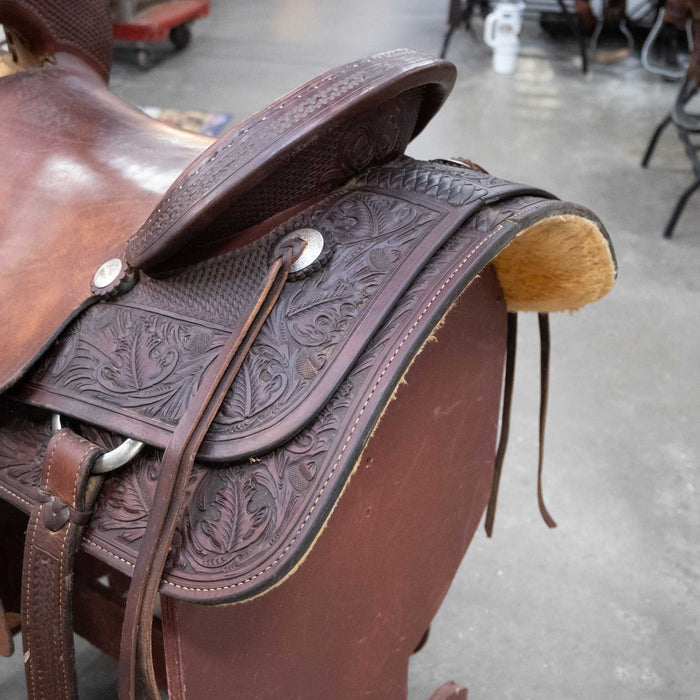 16.5" USED BRYAN JACKSON BARREL SADDLE