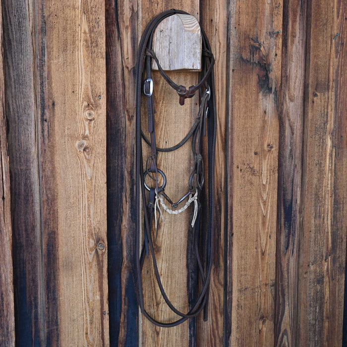Brandon Anthony O-Ring Snaffle Bridle Rig w/Browband Headstall
