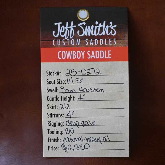 14.5" JEFF SMITH COWBOY SADDLE Saddles - New Jeff Smith