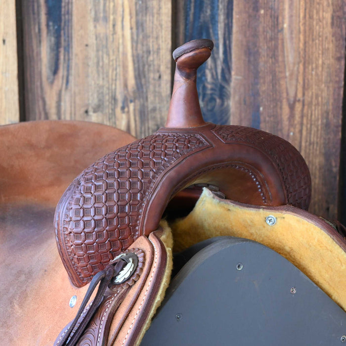 15.5" USED JEFF SMITH CUTTING SADDLE