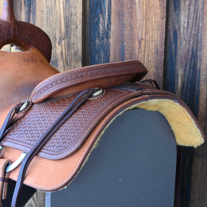15.5" USED JEFF SMITH CUTTING SADDLE