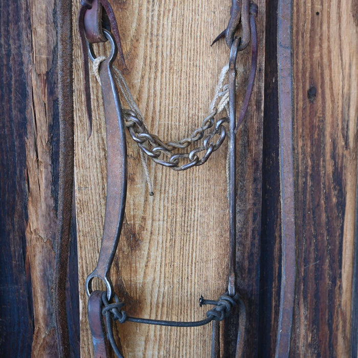 Gordy Alderson Chain Bridle Rig w/Split Ear Headstall