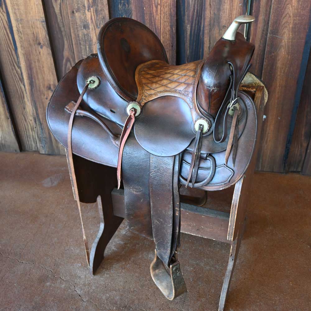 VINTAGE R.T FRAZIER SADDLE _CA960 Collectibles R.T Fraizer