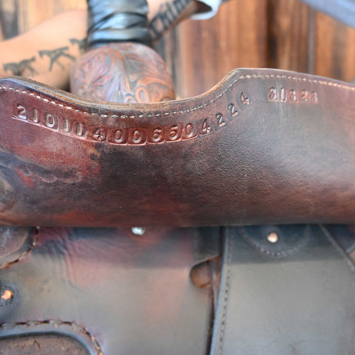 14" USED MARTIN TEAM ROPING SADDLE