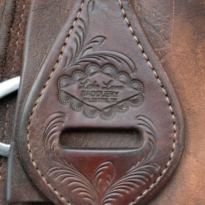 15" USED LUKE LANE RANCH CUTTER SADDLE