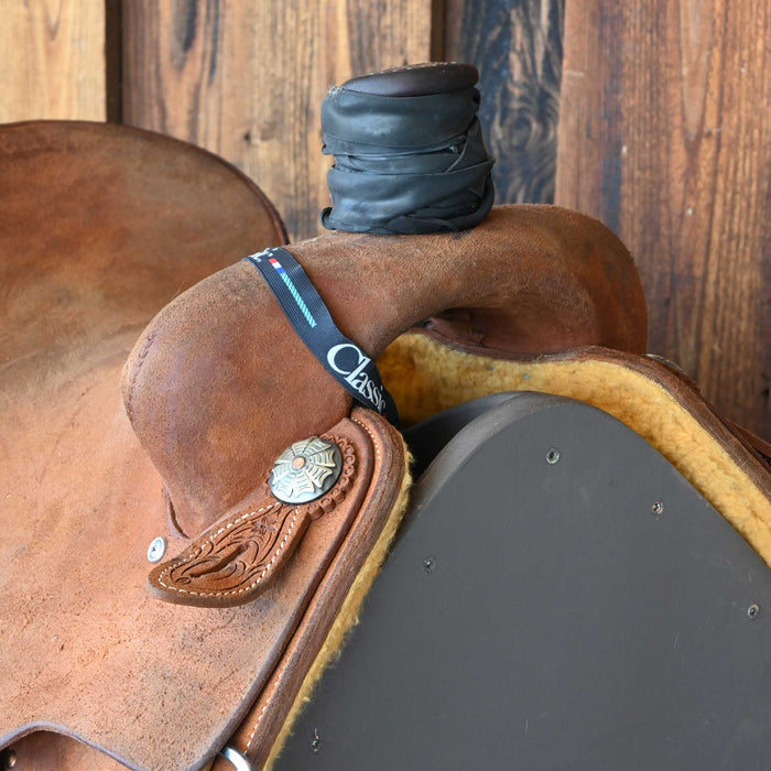 15" USED CACTUS TEAM ROPING SADDLE