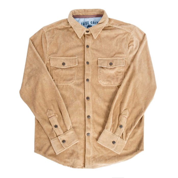 True Grit Best Stretch Cord Shirt MEN - Clothing - Shirts - Long Sleeve TRUE GRIT