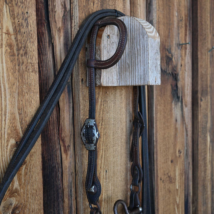 Kerry Kelley Silver Mounted 65 Solid Port Bridle Rig w/Single Ear Headstall