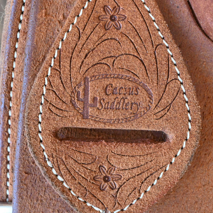 15" USED CACTUS TEAM ROPING SADDLE