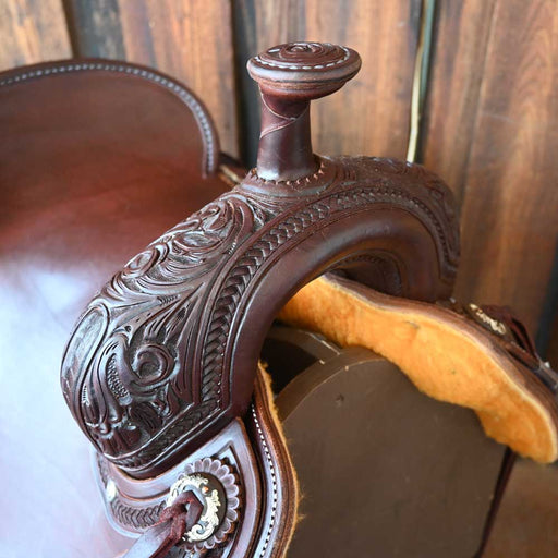 16.5" JEFF SMITH BUSTER WELCH RANCH CUTTER SADDLE Saddles - New Jeff Smith