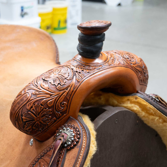 15" USED TESKEY'S RANCH SADDLE
