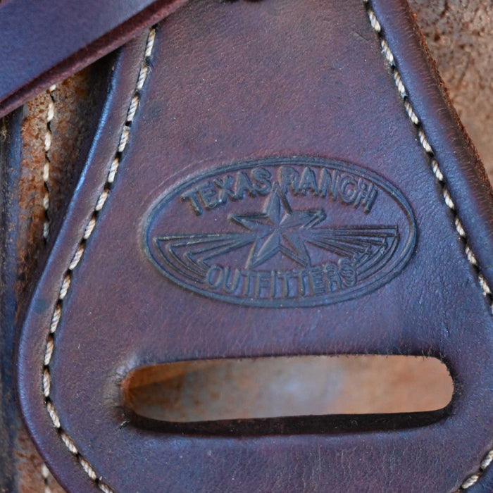 16" USED TEXAS RANCH OUTFITTERS RANCH SADDLE
