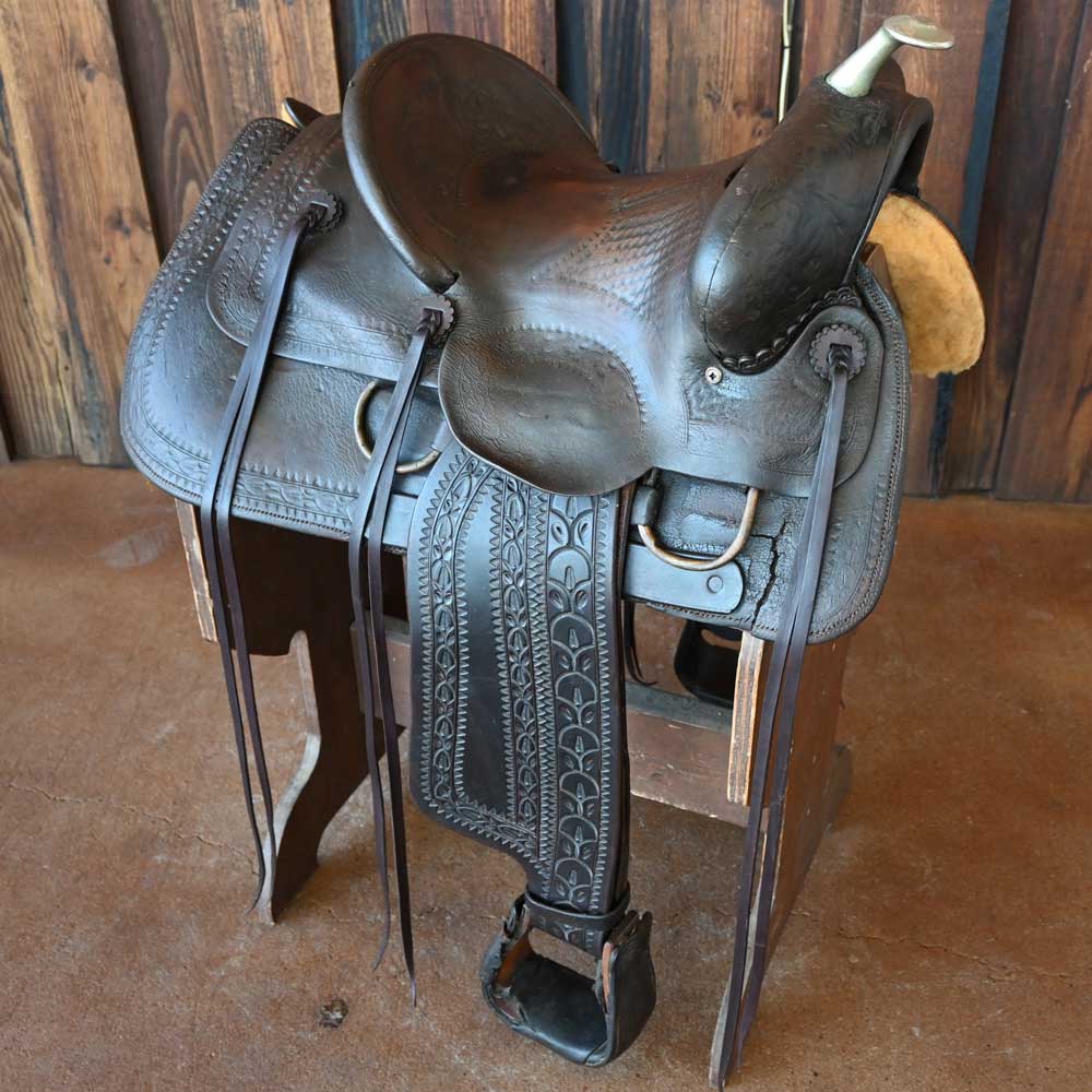 ANTIQUE H.P. CVERS SADDLE _CA962 Collectibles H.P Cevers