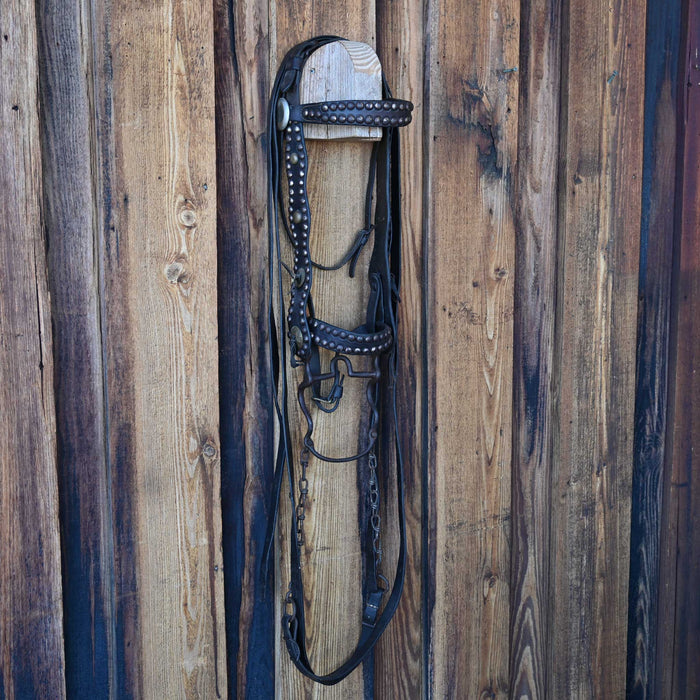 Vintage Solid Port Bridle Rig