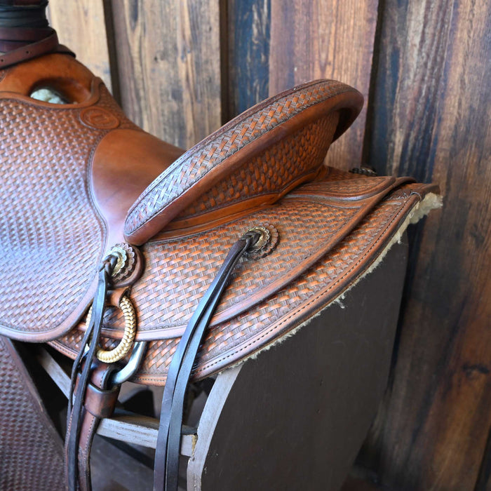 15.5" USED TULLY HOLE WADE SADDLE