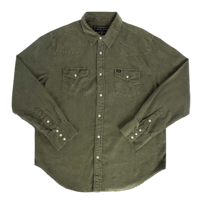 True Grit Jackson Cord Snap Shirt MEN - Clothing - Shirts - Long Sleeve TRUE GRIT