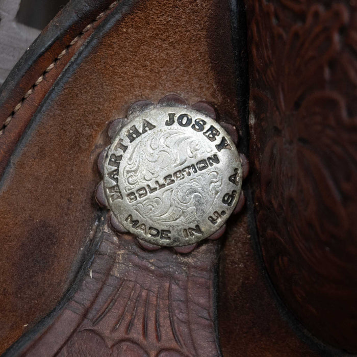13" USED CIRCLE Y MARTHA JOSEY BARREL SADDLE