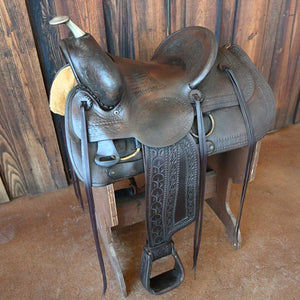 ANTIQUE H.P. CVERS SADDLE _CA962 Collectibles H.P Cevers