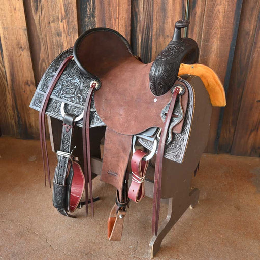 15" JEFF SMITH BEAU GALYEAN RANCH CUTTER SADDLE Saddles - New Jeff Smith