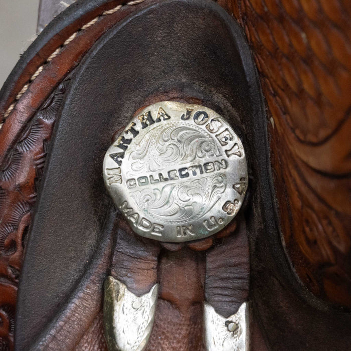 14" USED CIRCLE Y MARTHA JOSEY BARREL SADDLE