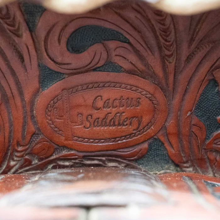 15" USED CACTUS CHARMAYNE JAMES BARREL SADDLE