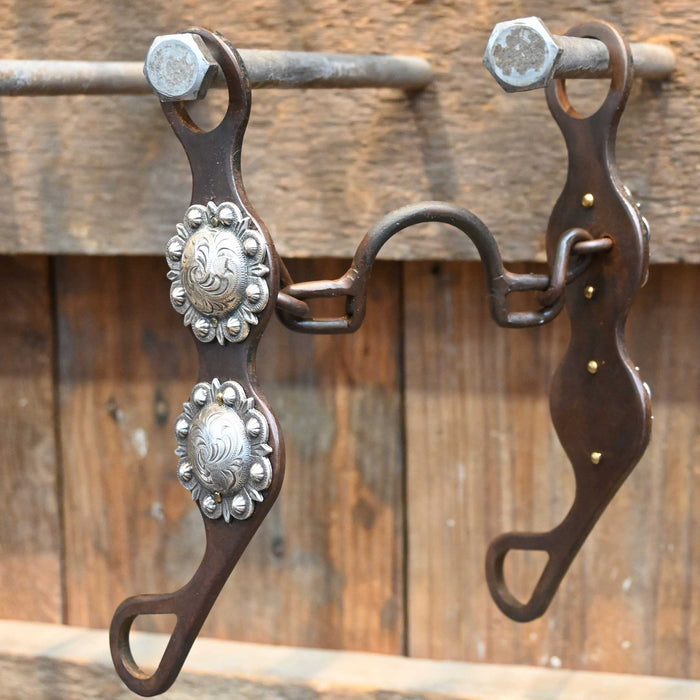 Dale Myres Engraved Conchos Chain Port Bit Tack - Bits Dale Myres