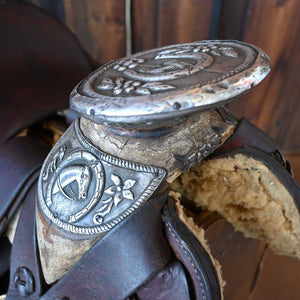 ANTIQUE SPANISH VAQUERO SADDLE _CA963 Collectibles Teskey's