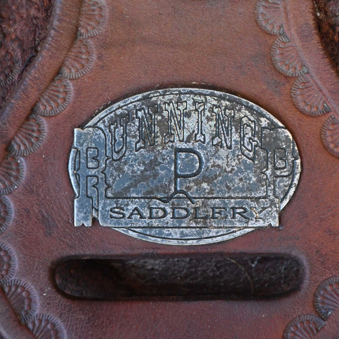 14.5" USED RUNNING P TEAM ROPING SADDLE