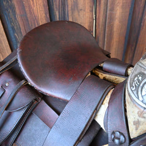 ANTIQUE SPANISH VAQUERO SADDLE _CA963 Collectibles Teskey's