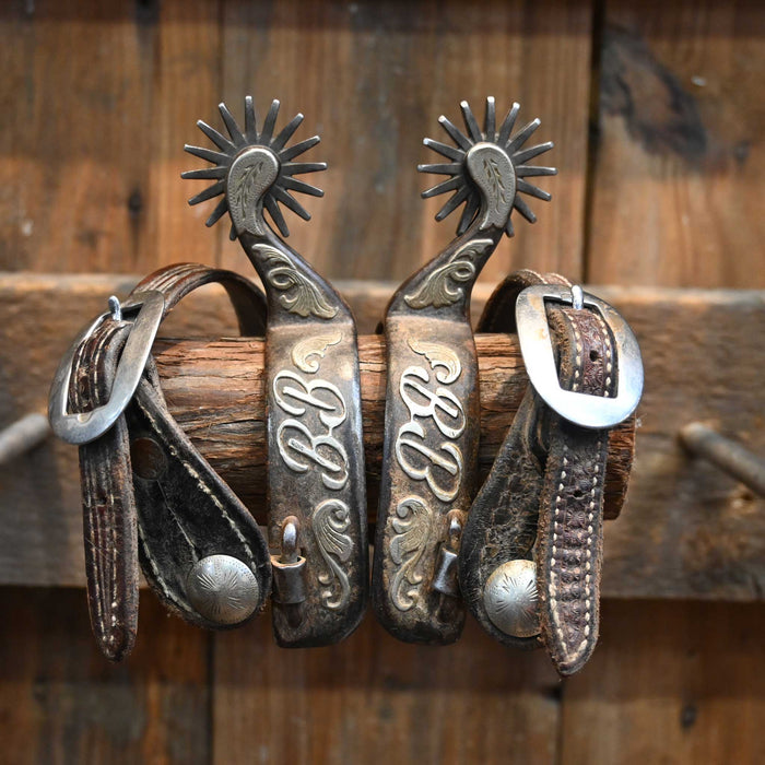 Jason Jarvis 16pt. Spurs w/Straps Tack - Spurs Brandon Bradley