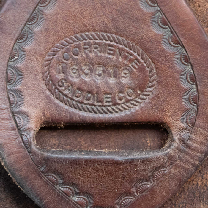 16" USED CORRIENTE TEAM ROPING SADDLE