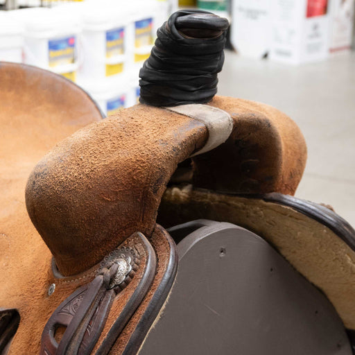 16.5" USED DOUG HARRIGAL RANCH CUTTER SADDLE Saddles - Used Doug Harrigal