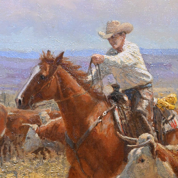 Duckin' and Dodgin' By Wayne Baize - Private Collection